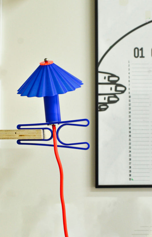 Lampe Parasol Bleu
