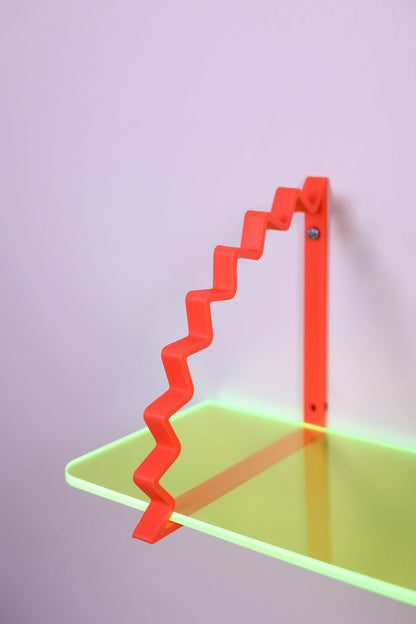 etagère soleil jaune fluo