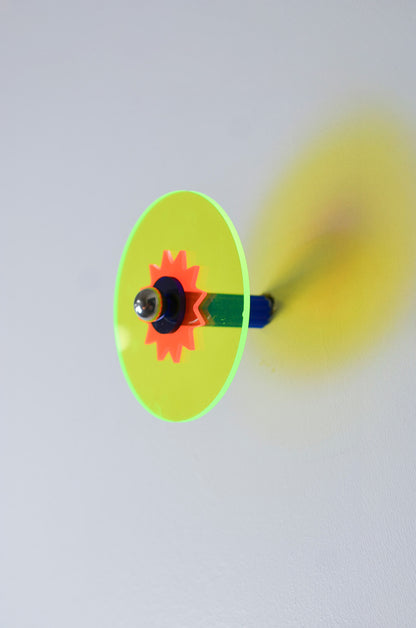 patères colorées soleil pop jaune fluo