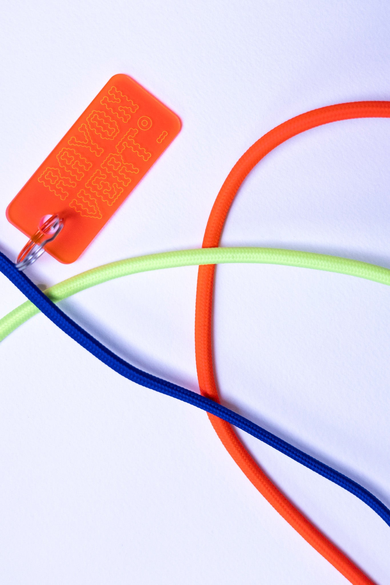 Portes clés fluo Rayon Vert Studio